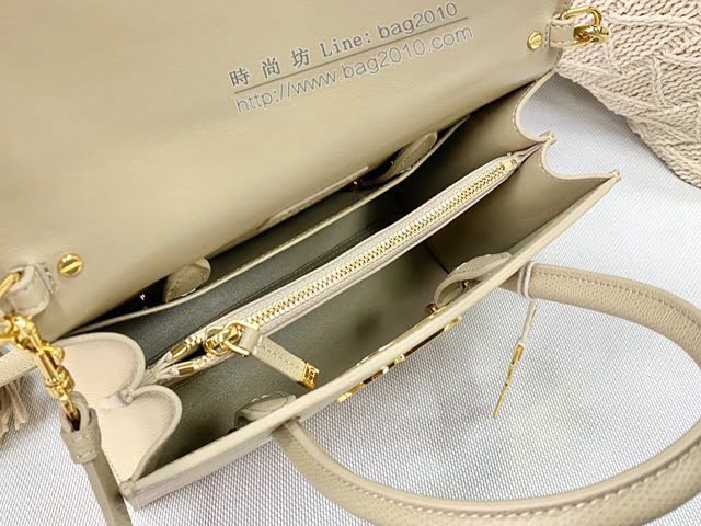 Dior女包 迪奧St Honoré熔岩棕手掌紋手袋 Dior手提肩背斜挎包  dfk1715